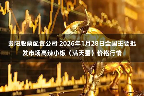 贵阳股票配资公司 2026年1月28日全国主要批发市场高辣小椒（满天星）价格行情